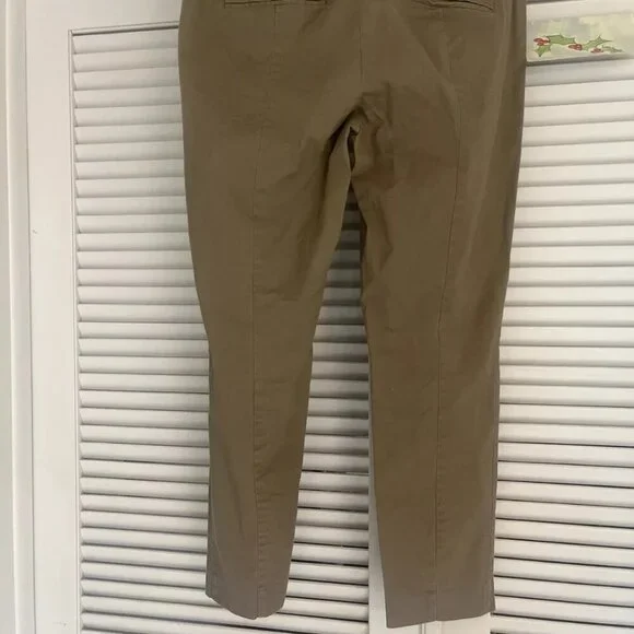 NWT - Gap Women's 16R Pants Khaki Tan Stretch Virgin Wool Casual Office - Picture 2 of 3